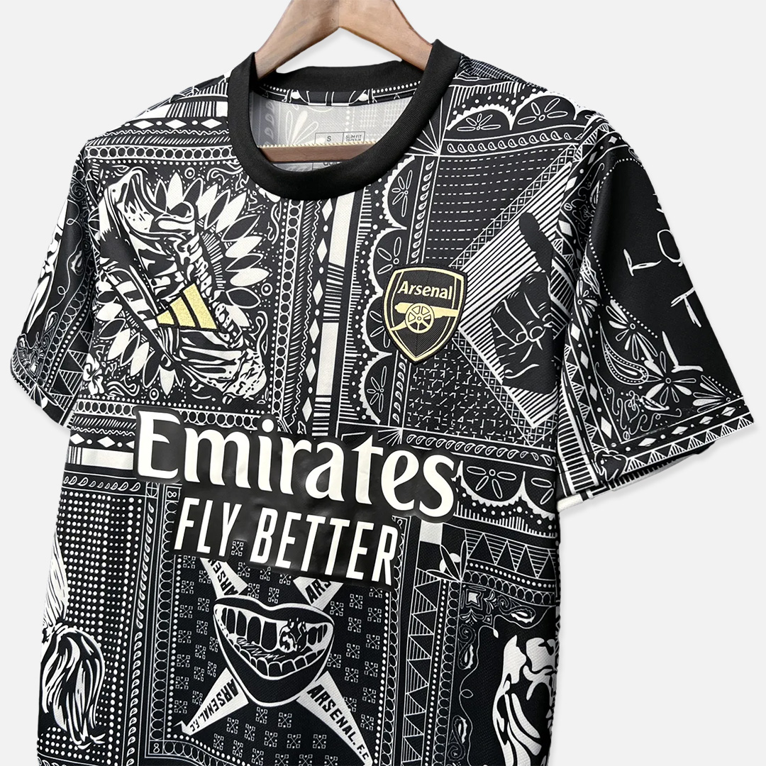 Arsenal x I-a-n.W-r-i-g-h-t 23-24 Pre-match Jersey - Fans Version - SOCCERDEALSHOP