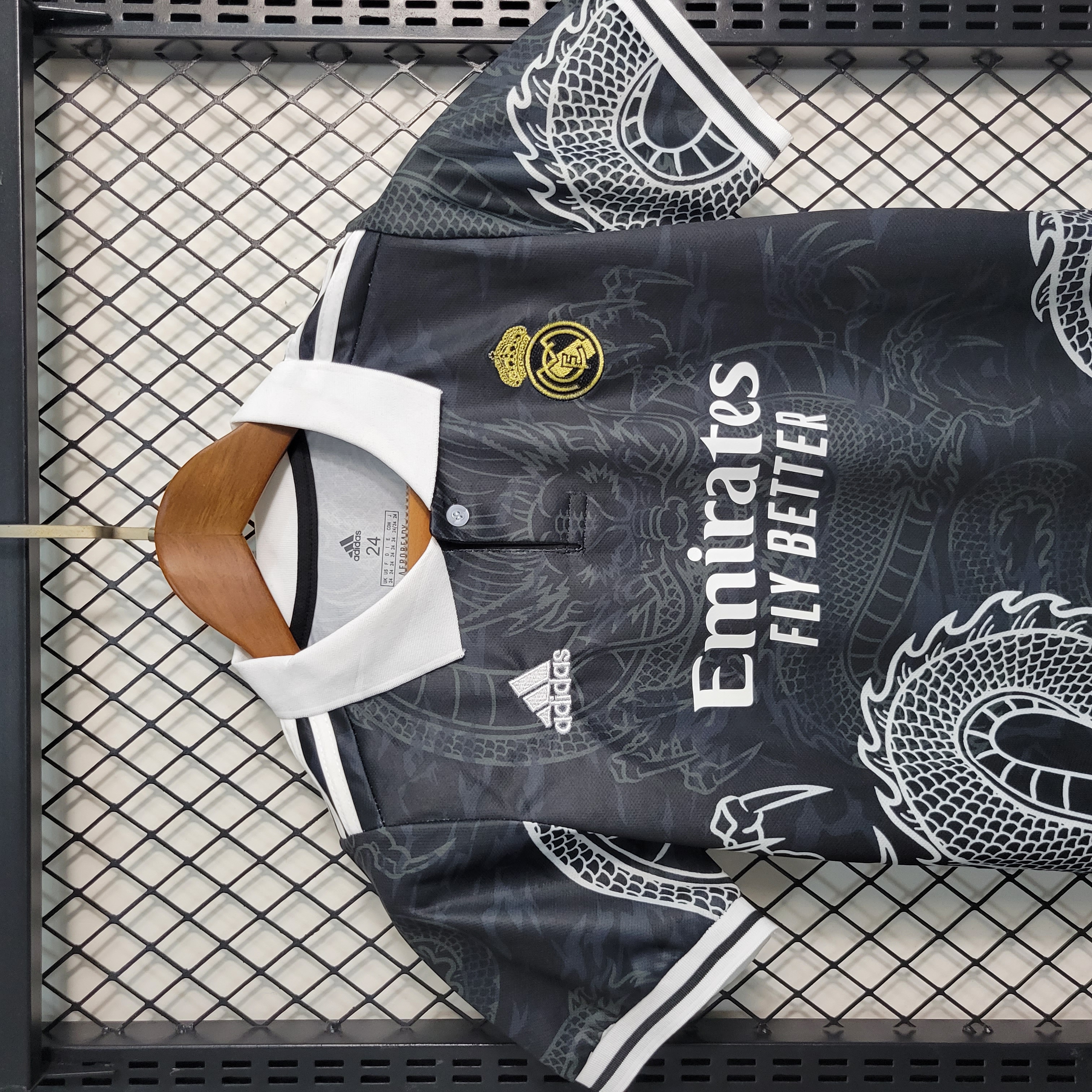 23-24 Real Madrid Special Edition Black Kit - Kids Kit - SOCCERDEALSHOP