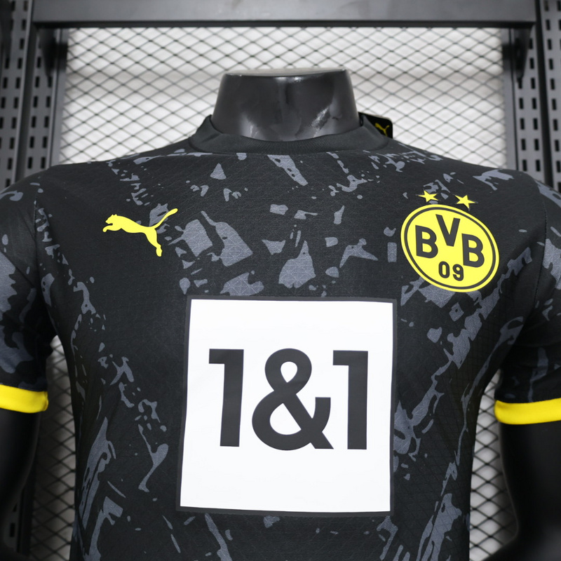 Dortmund 23-24 Away Jersey - Player Version - SOCCERDEALSHOP