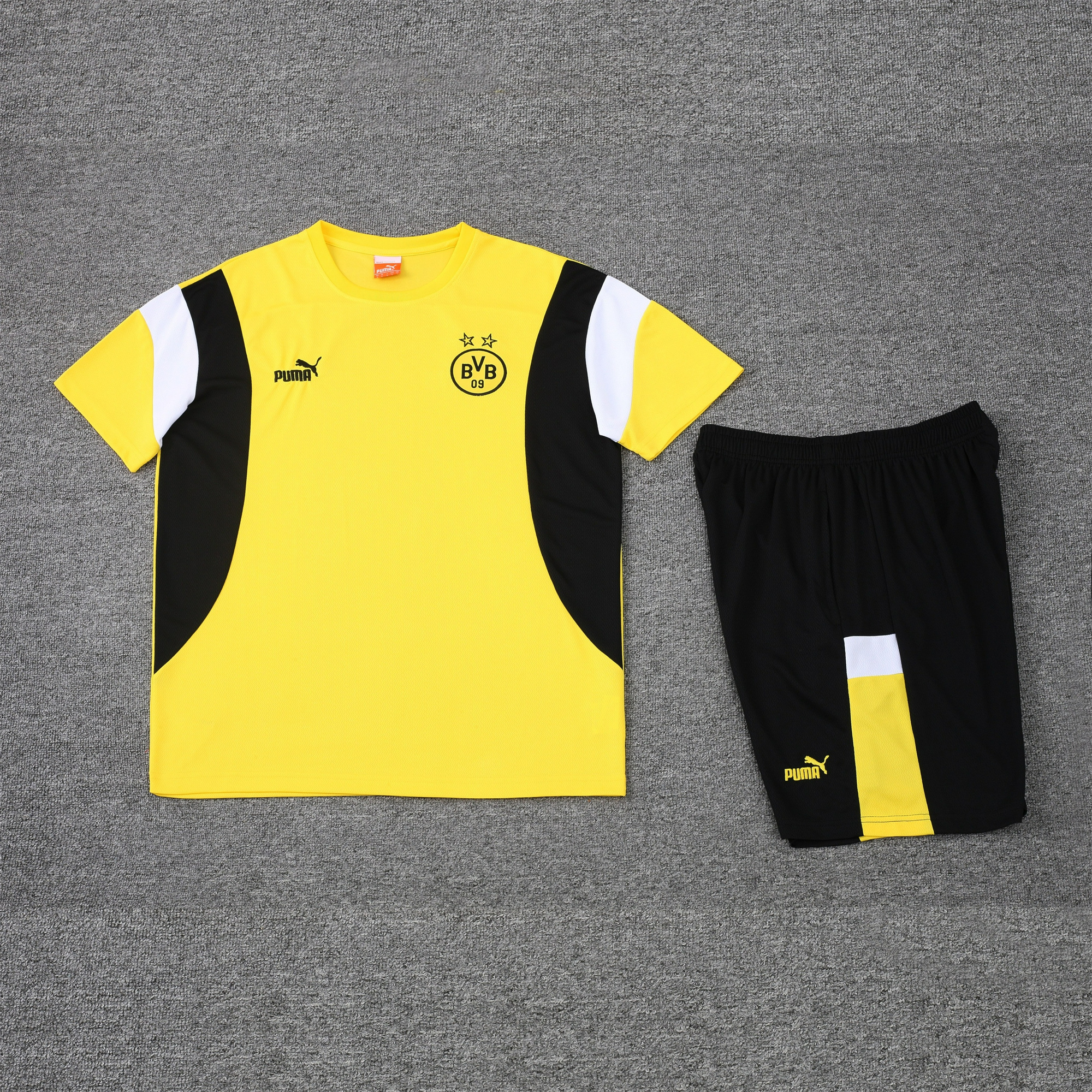 Dortmund 23-24 Short-Sleeve Training Set - Yellow - SOCCERDEALSHOP