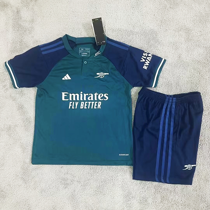 Arsenal 23-24 Third Kids Kit - SOCCERDEALSHOP