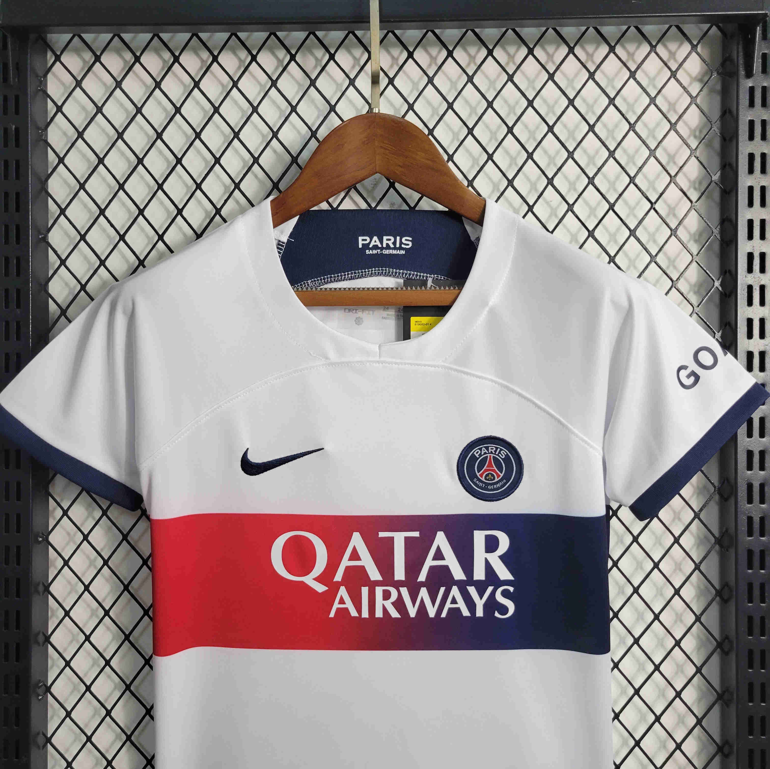 Paris Saint-Germain PSG 23-24 Away Kids kit - SOCCERDEALSHOP