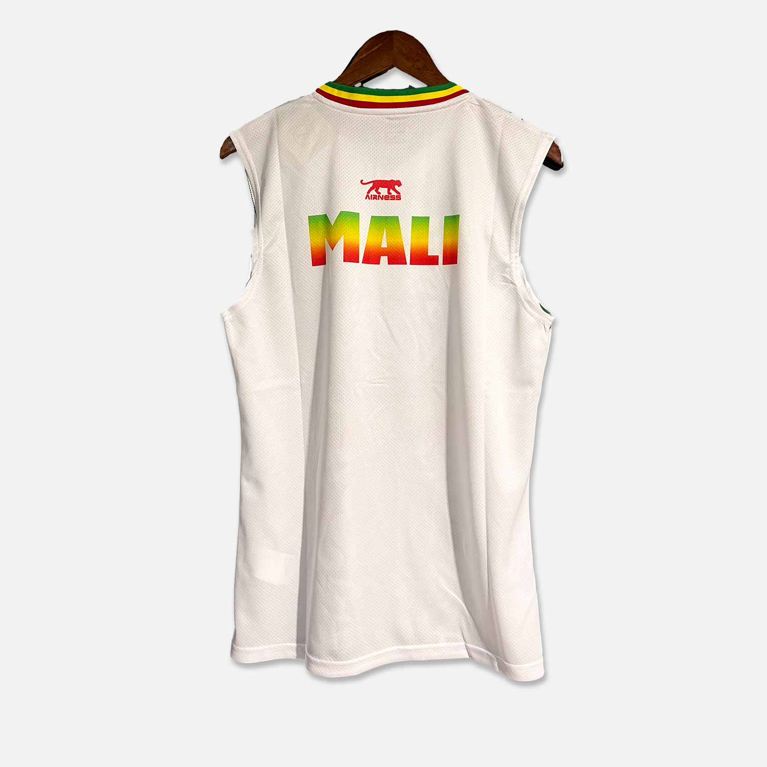 Mali 23-24 Training Vest - White & Green - SOCCERDEALSHOP