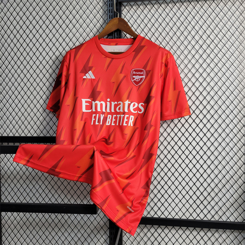 Arsenal 23/24 Red Training Jersey - Fans Version - SOCCERDEALSHOP