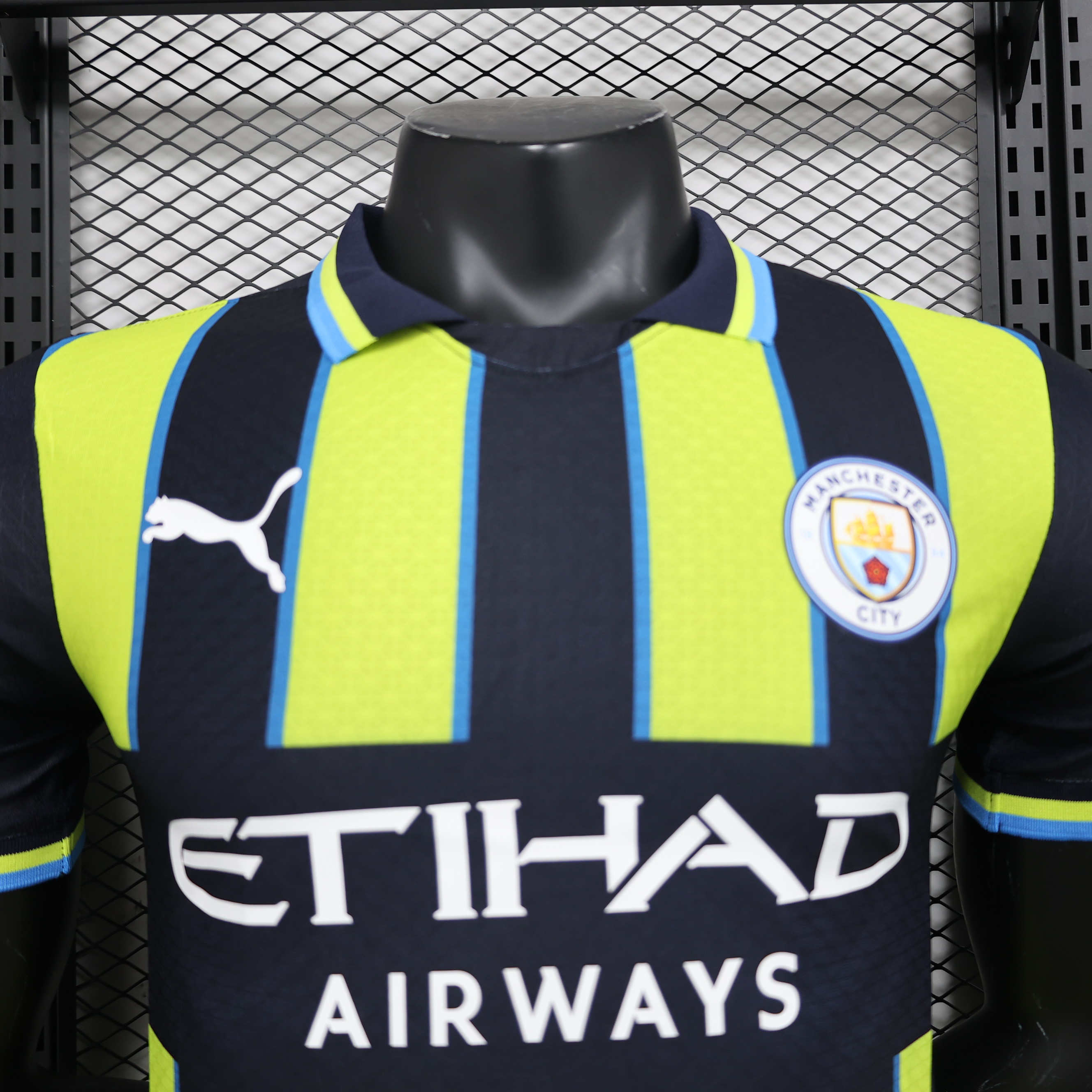 Manchester City 24-25 Away Jersey - Player Version - SOCCERDEALSHOP