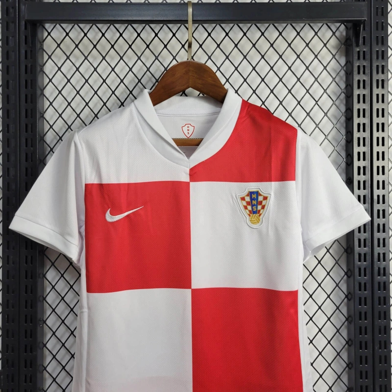 Croatia 2024 Home Stadium Kids Kit - SOCCERDEALSHOP