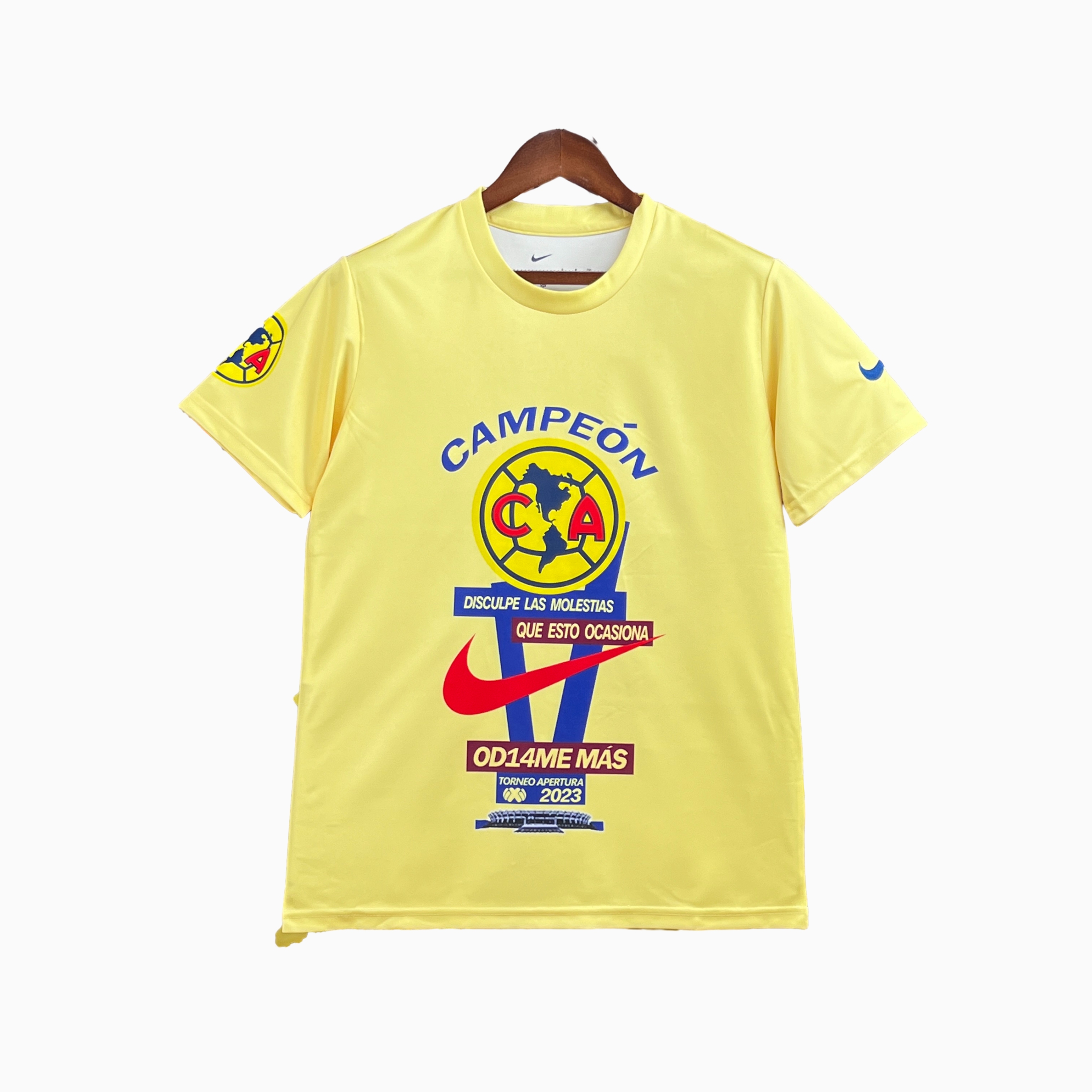 América 23-24 Champion Commemorative Edition Jersey - Fans Version - Yellow - SOCCERDEALSHOP