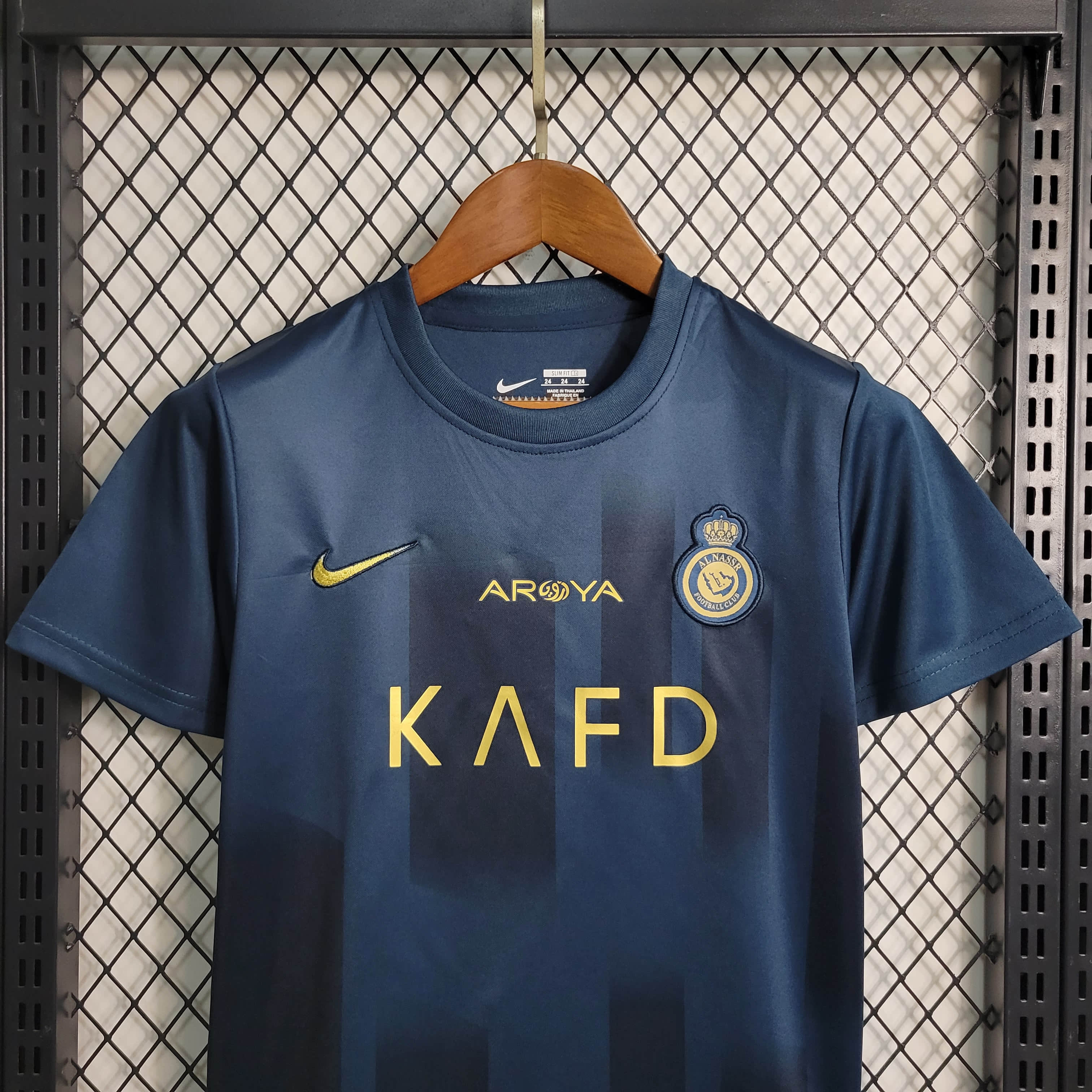 Al Nassr Riyadh Victory 23-24 Away Kids Kit - SOCCERDEALSHOP