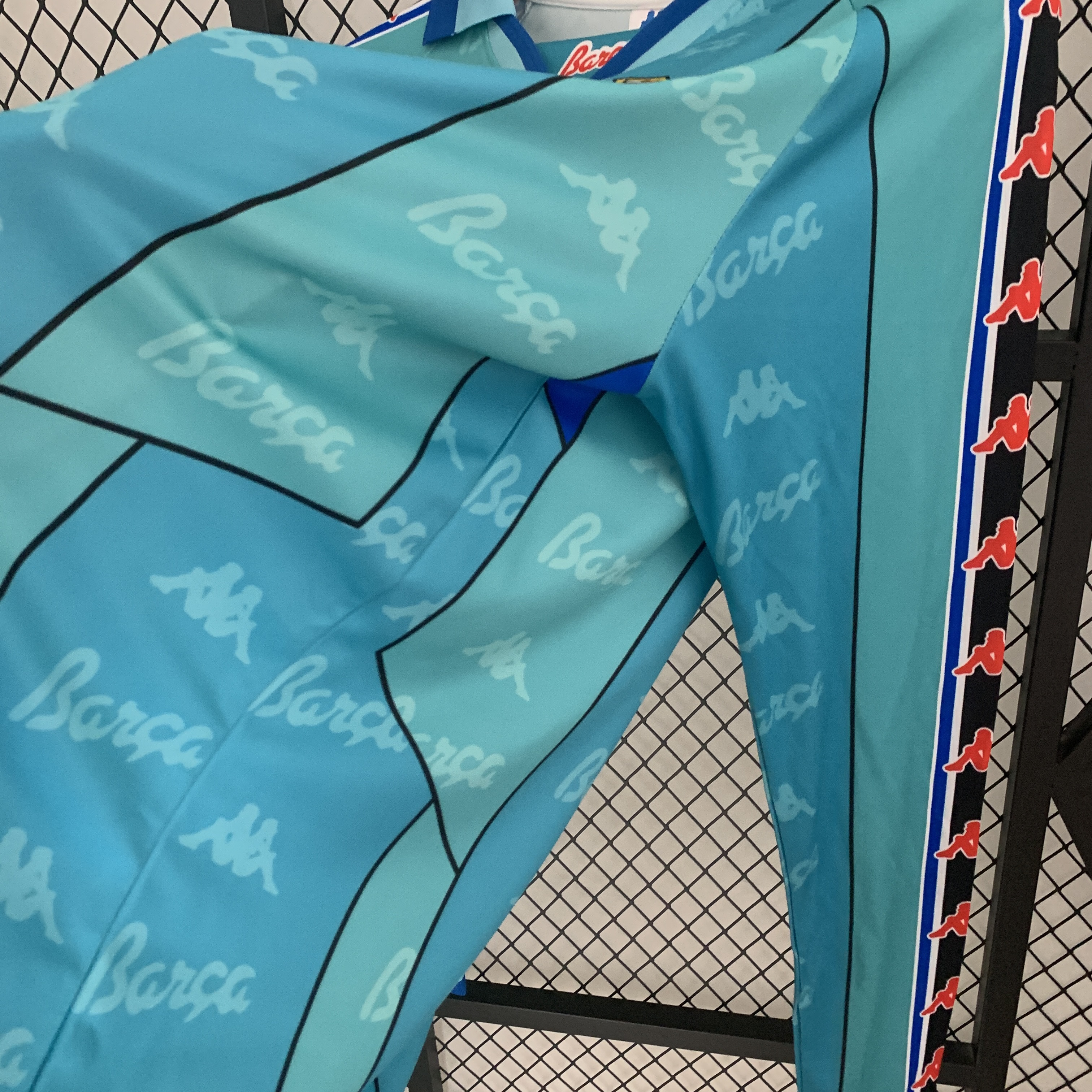 B.A.R.S.A Retro 96-97 Away Stadium Long Sleeve Jersey - SOCCERDEALSHOP