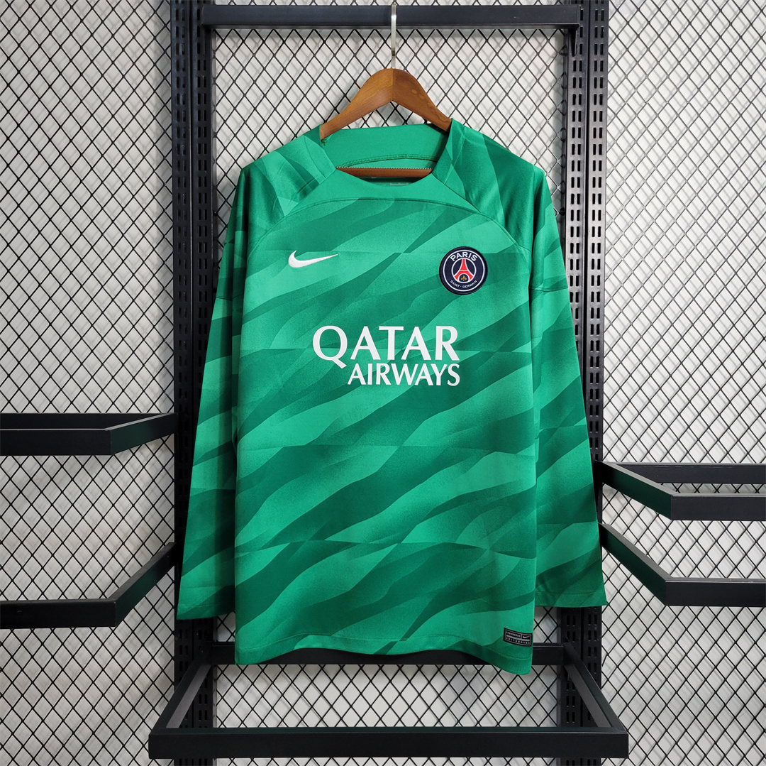 Paris Saint-Germain PSG 23-24 Goalkeeper Long Sleeve Jersey - Fans Version - SOCCERDEALSHOP