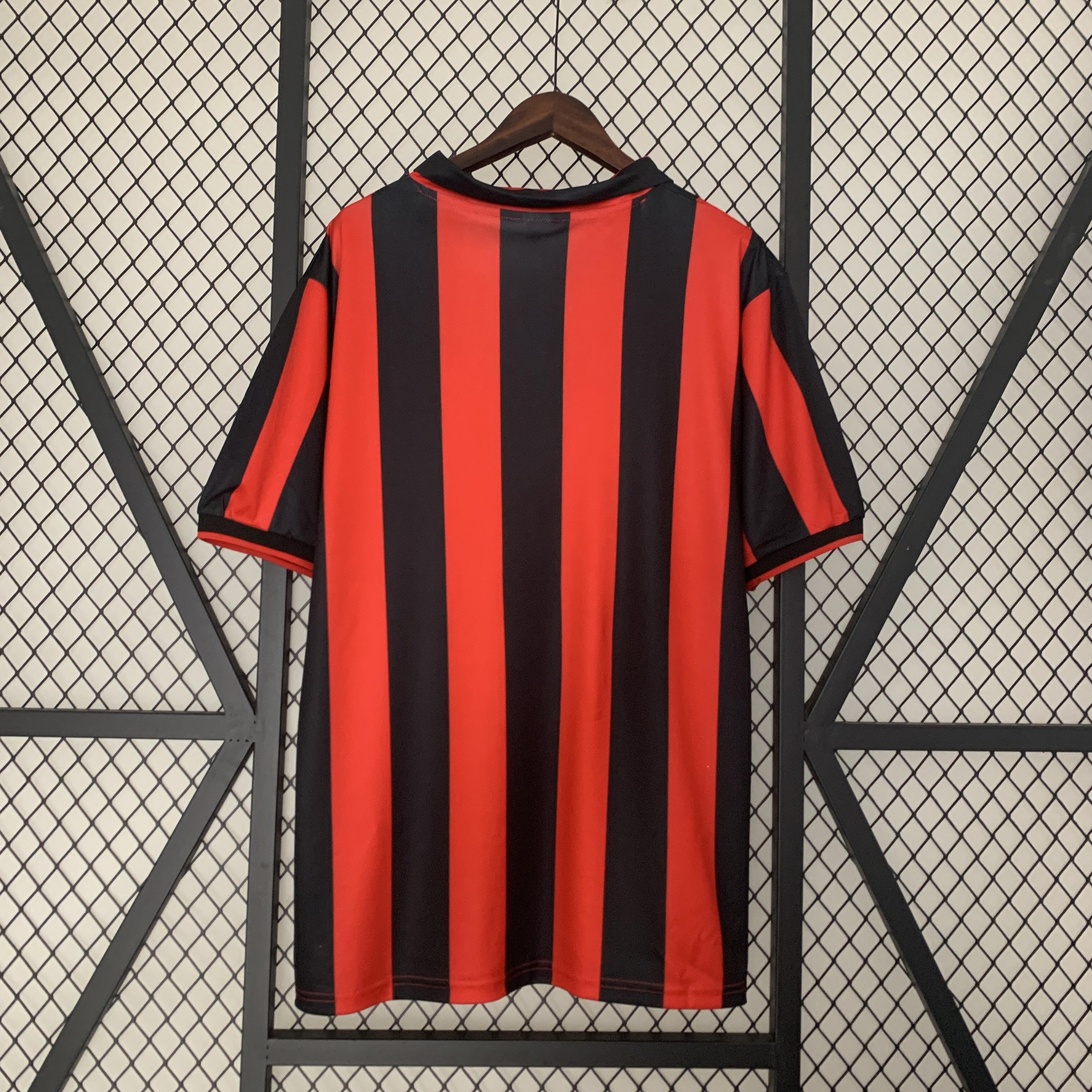 Retro AC Milan 90-91 Home Stadium Jersey - SOCCERDEALSHOP