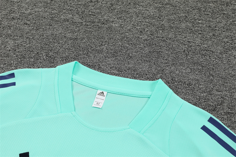 Real Madrid 24-25 Short-Sleeve Training Set - Light Green - SOCCERDEALSHOP