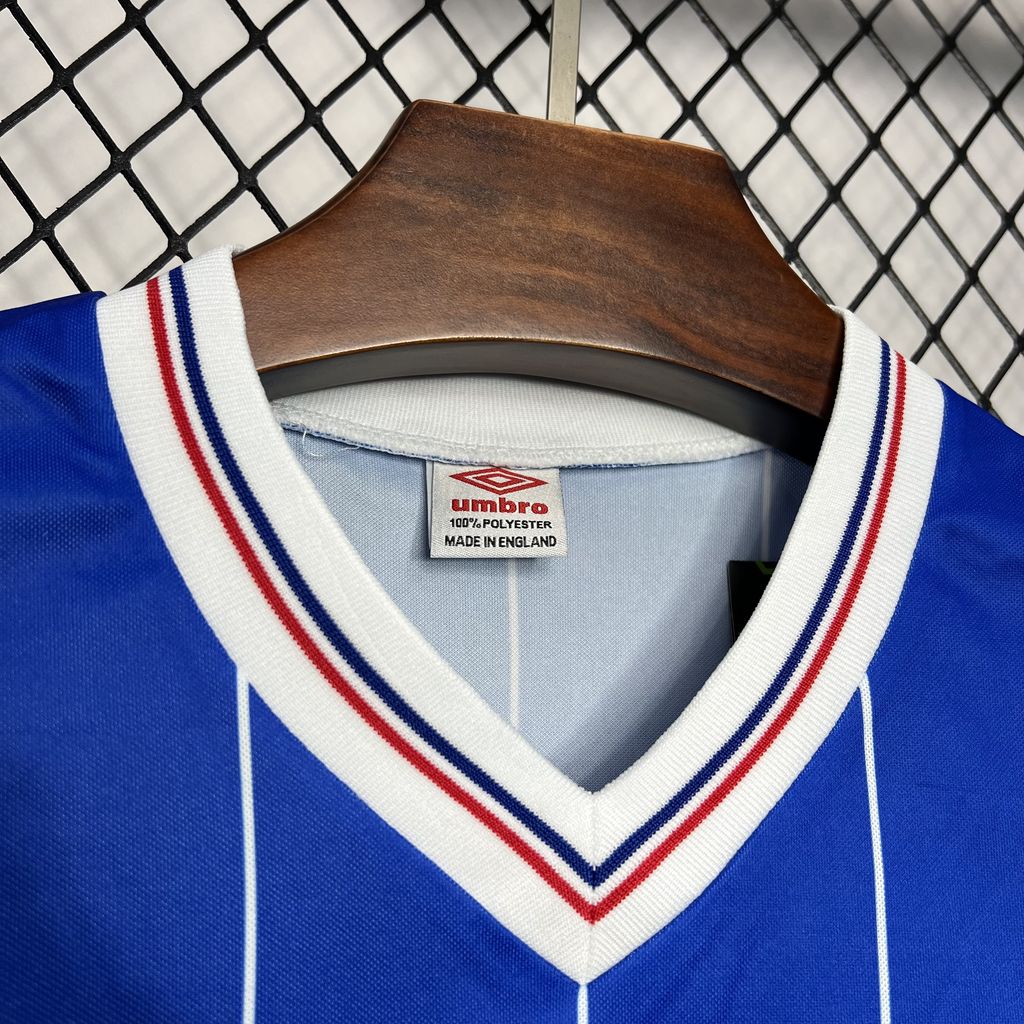Retro Glasgow Rangers 1982-83 Home Stadium Jersey - SOCCERDEALSHOP