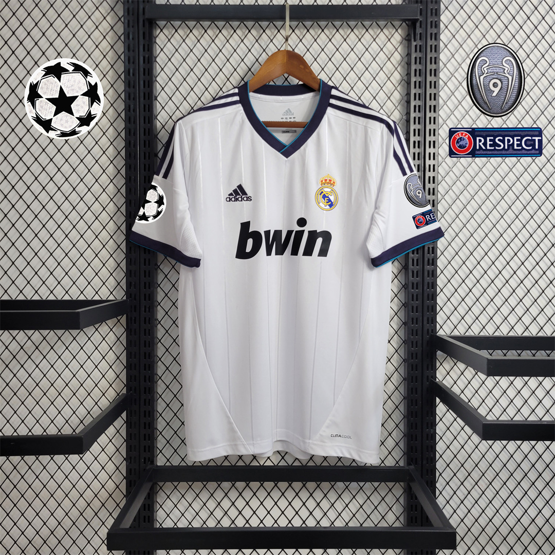 Real Madrid Retro 12-13 Home Stadium Jersey - SOCCERDEALSHOP
