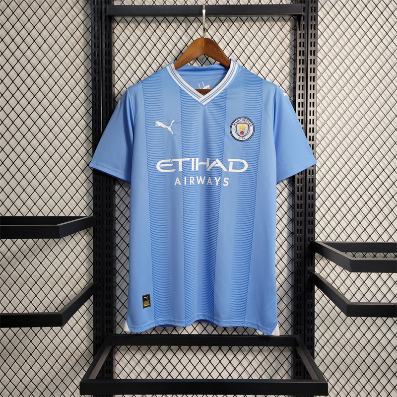 Manchester City 23-24 Home Jersey - Fans Version - SOCCERDEALSHOP