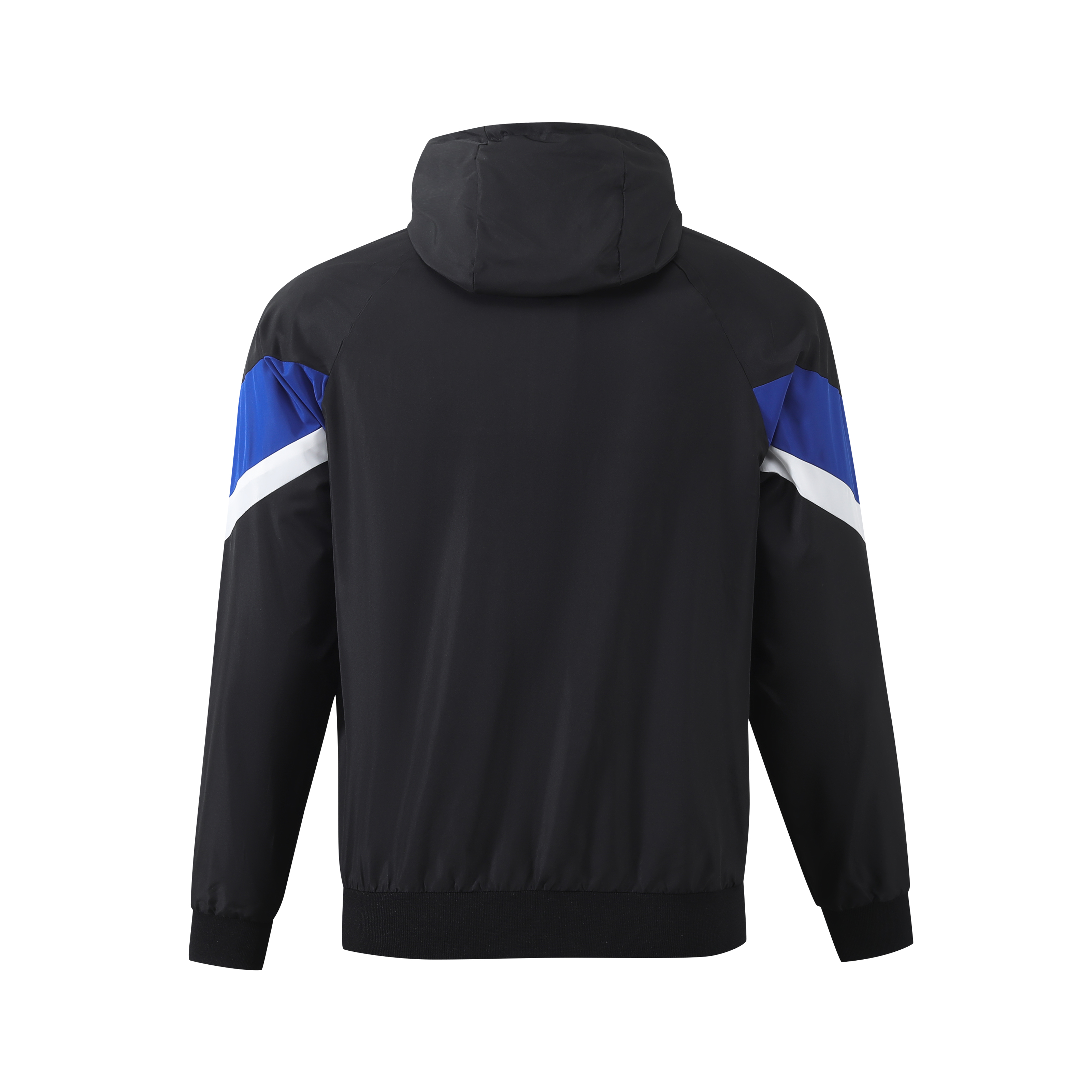 Inter Milan 24-25 Blue & Black Hooded Windbreaker - Player Version - SOCCERDEALSHOP