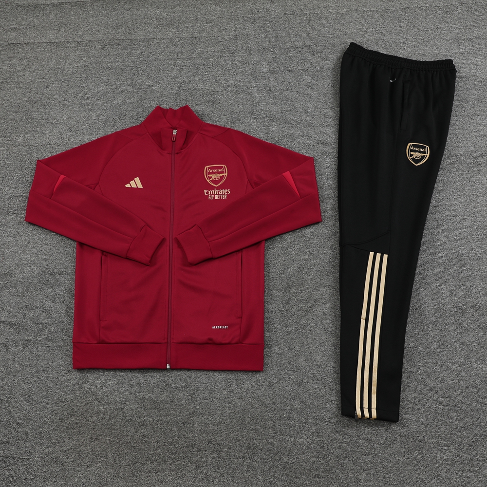 Arsenal 23-24 Jacket Training Tracksuit - Deep Red - SOCCERDEALSHOP