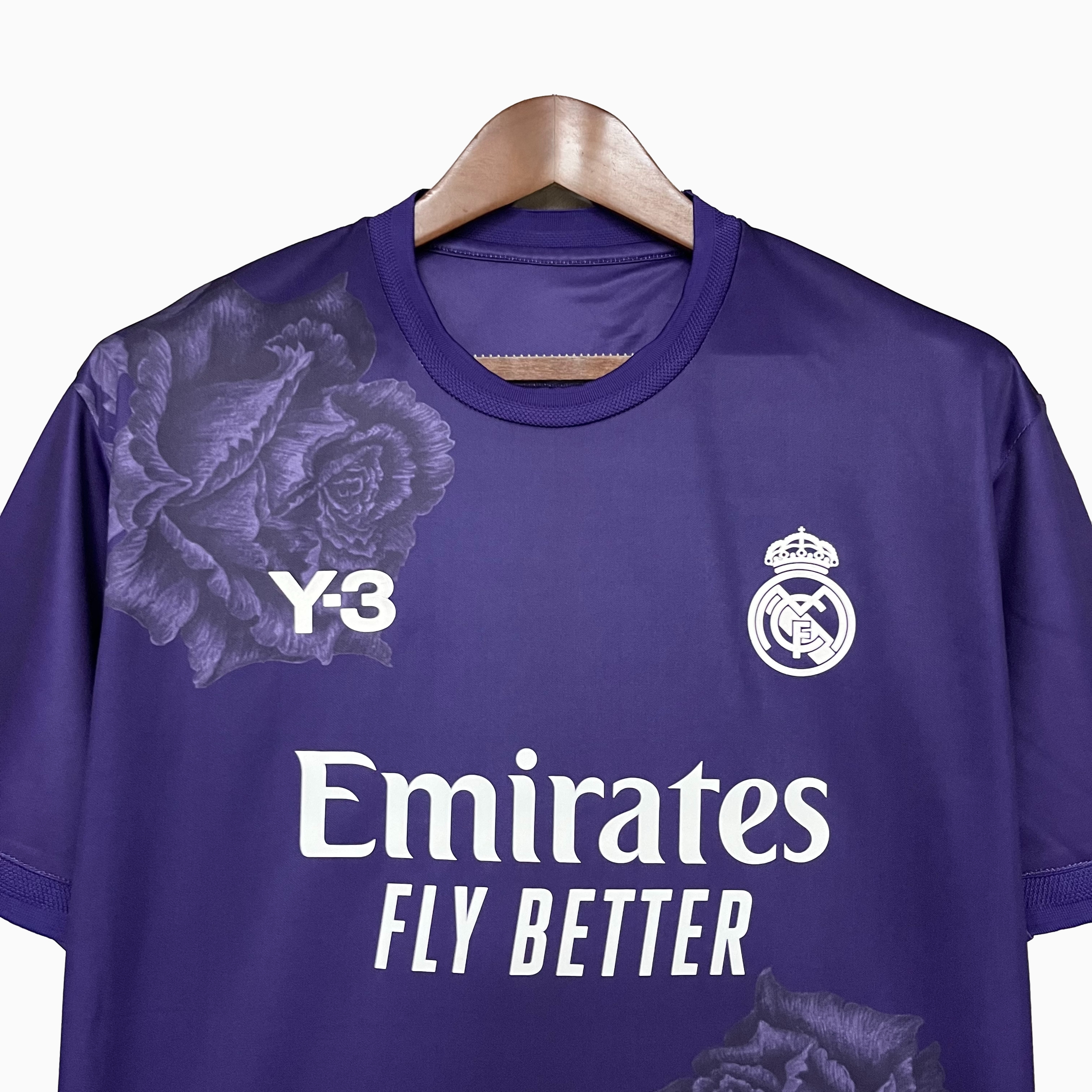Real Madrid 23-24 Y3 Purple Special Edition Jersey - Fans Version - SOCCERDEALSHOP