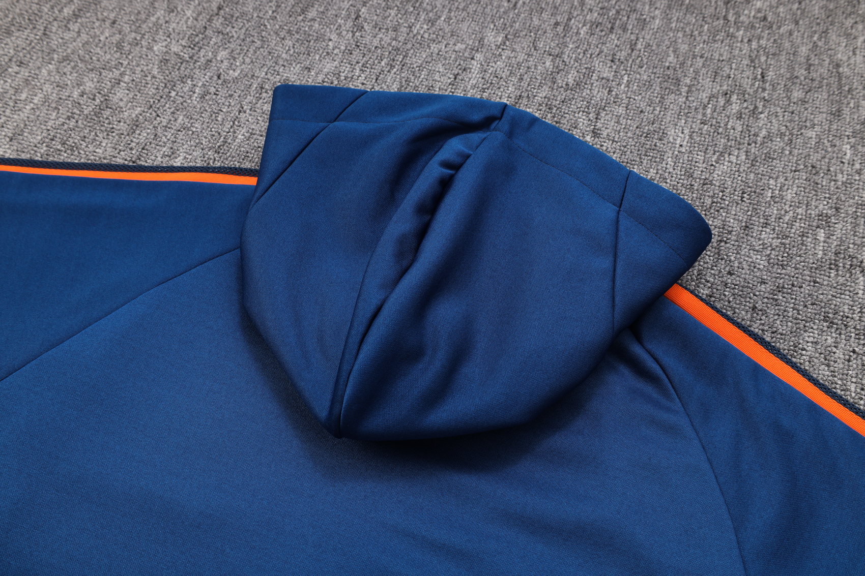 Manchester United 23-24 Hoodie Jacket Training Tracksuit -Blue - SOCCERDEALSHOP