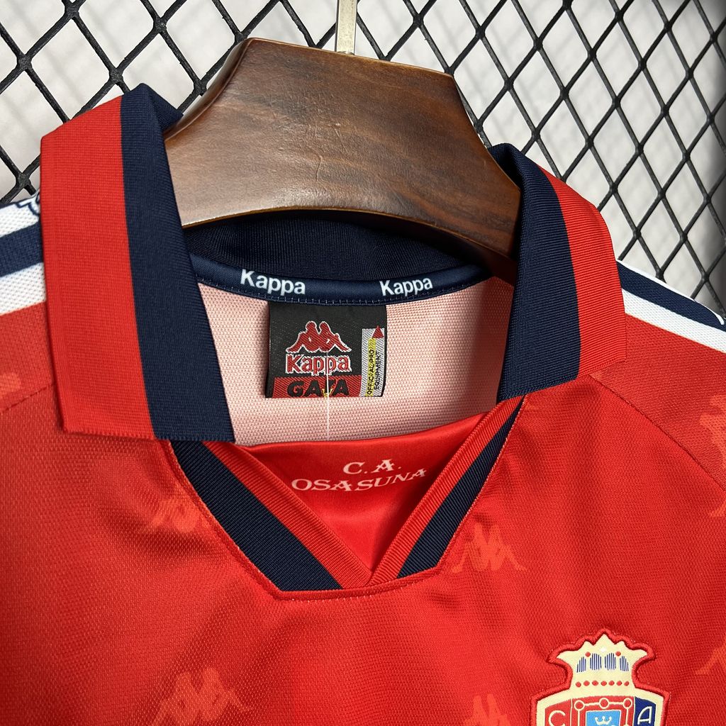 Retro Osasuna 1996-97 Home Jersey - SOCCERDEALSHOP