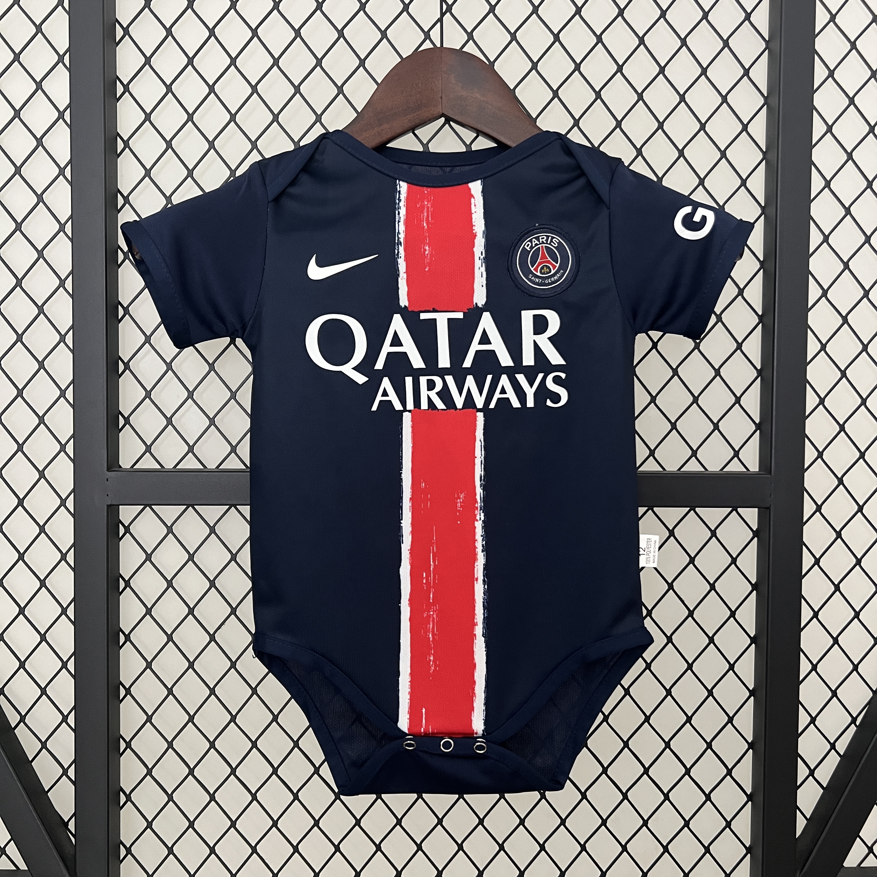 Paris Saint-Germain PSG 24-25 Home Baby Crawling Suit - SOCCERDEALSHOP