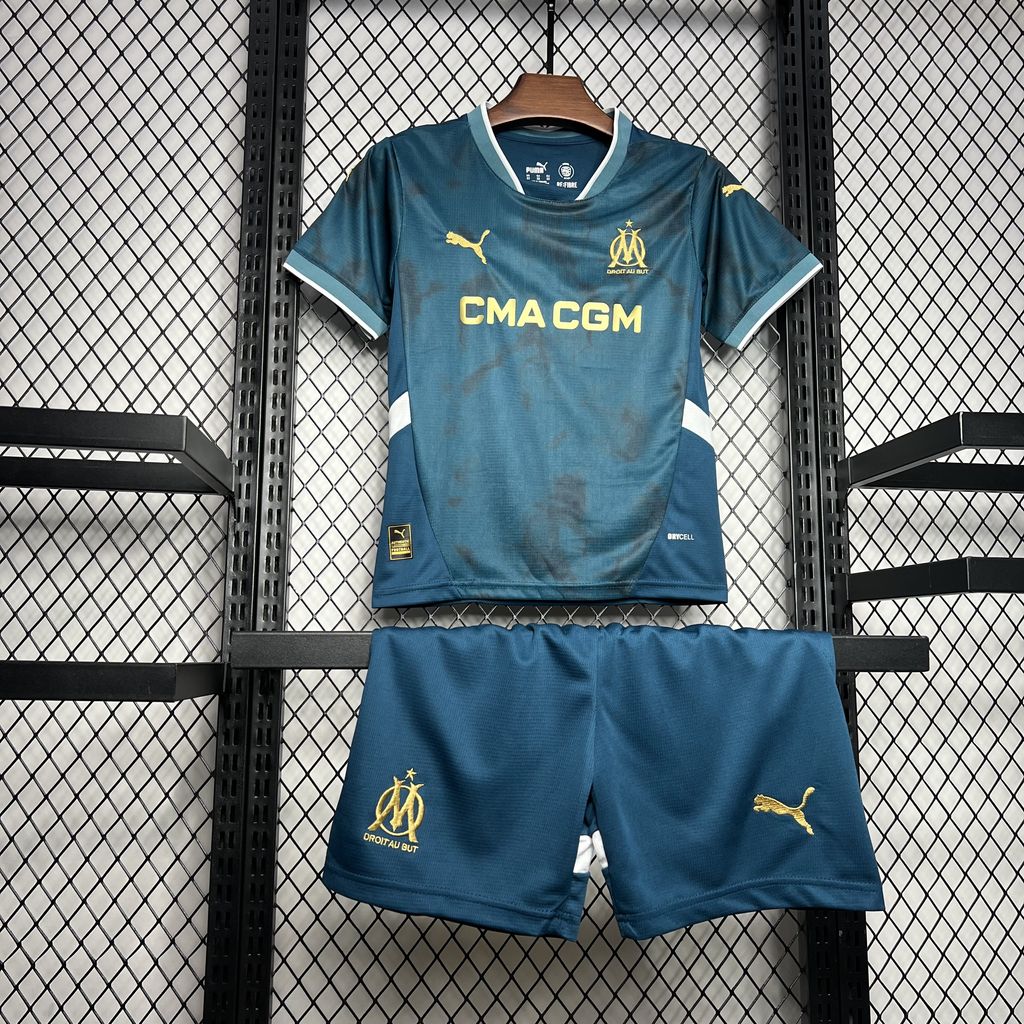 Marseille 24-25 Away Kids Kit - SOCCERDEALSHOP