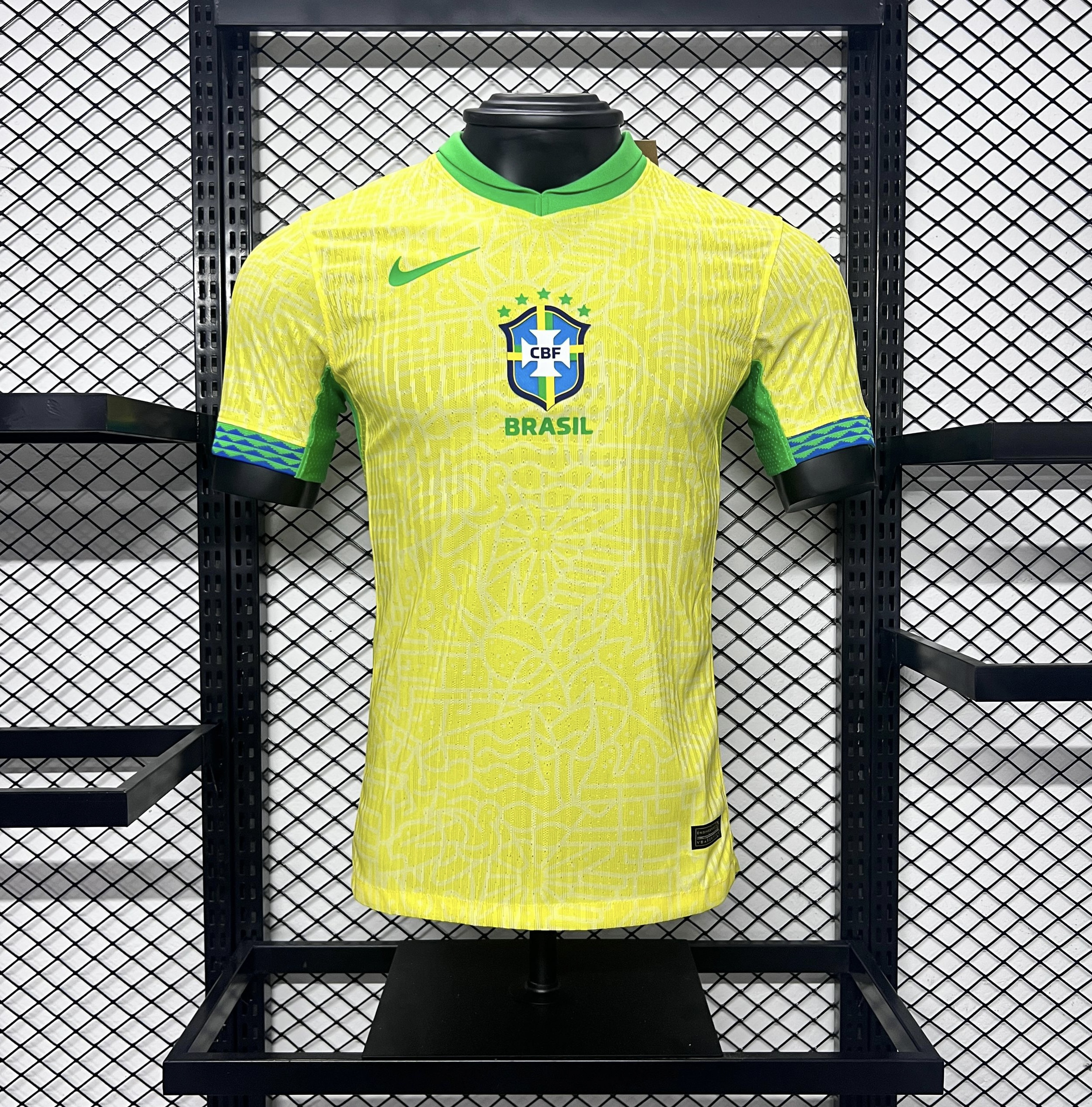 Brazil 2024 Home Stadium Jersey - Player Version - SOCCERDEALSHOP