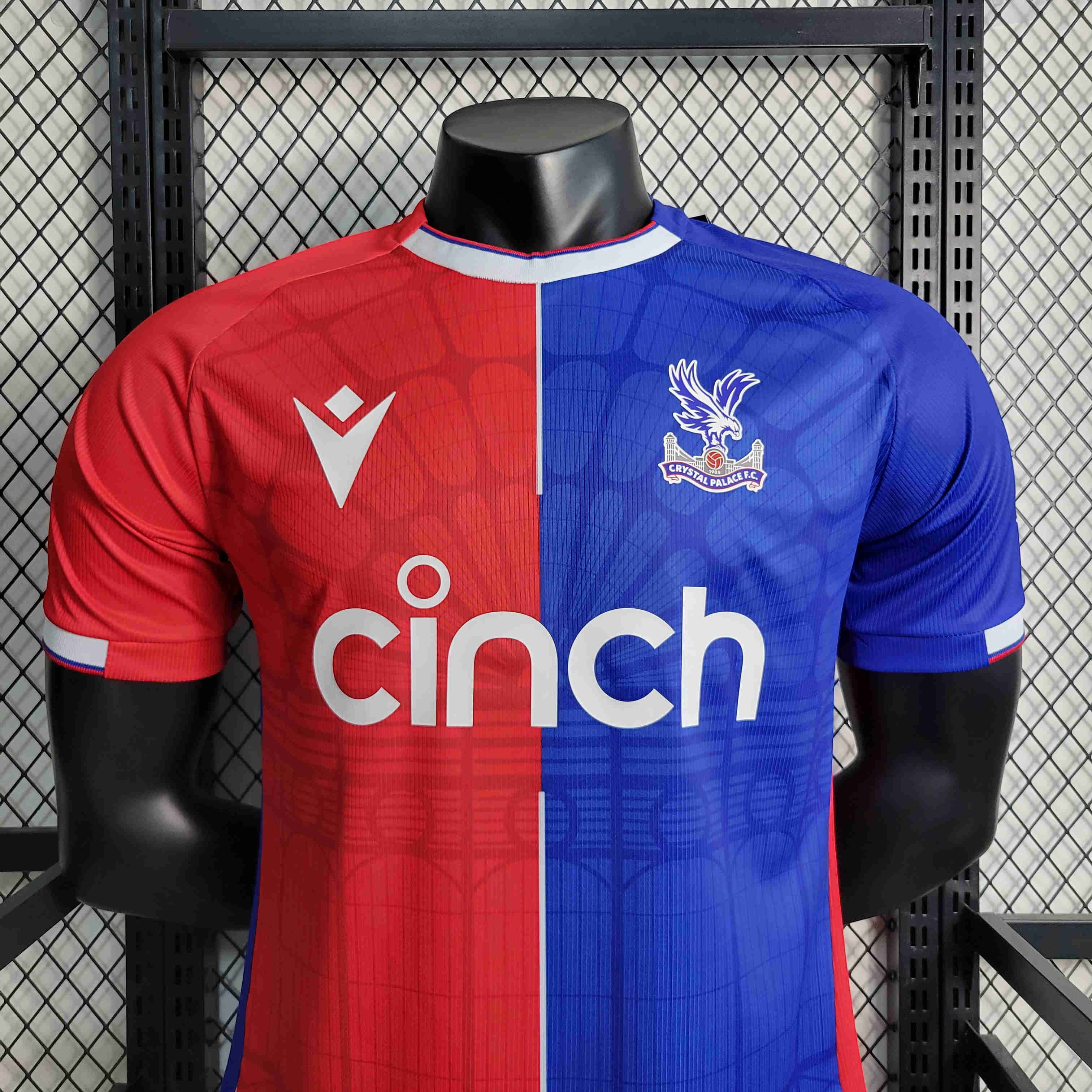23-24 Crystal Palace Home Jersey - Player Version - SOCCERDEALSHOP