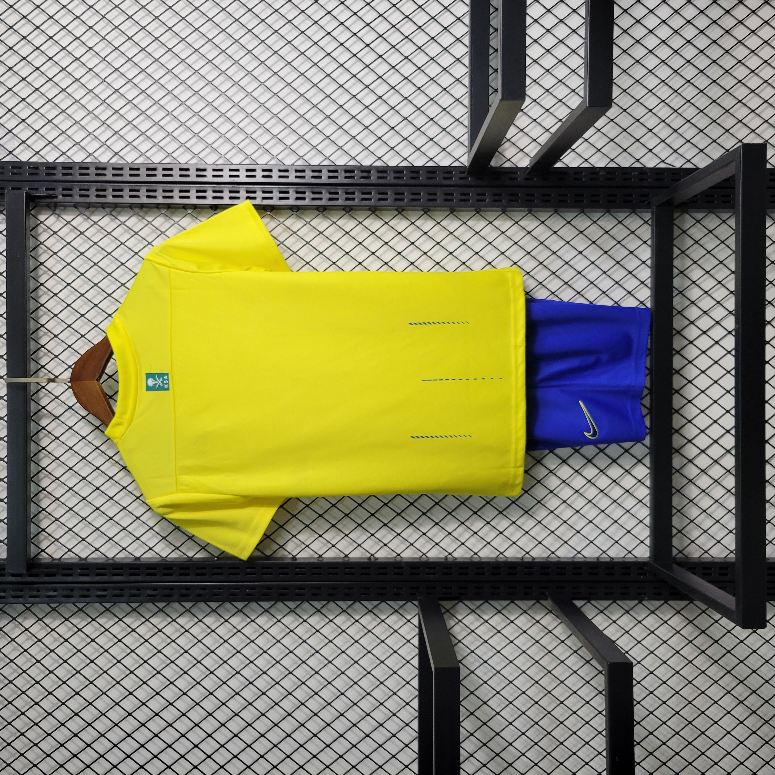 Al Nassr Riyadh Victory 23-24 Home Kids Kit - SOCCERDEALSHOP