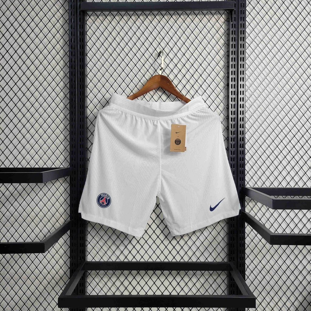 Paris Saint Germain PSG 23-24 White Shorts - Player Version - SOCCERDEALSHOP