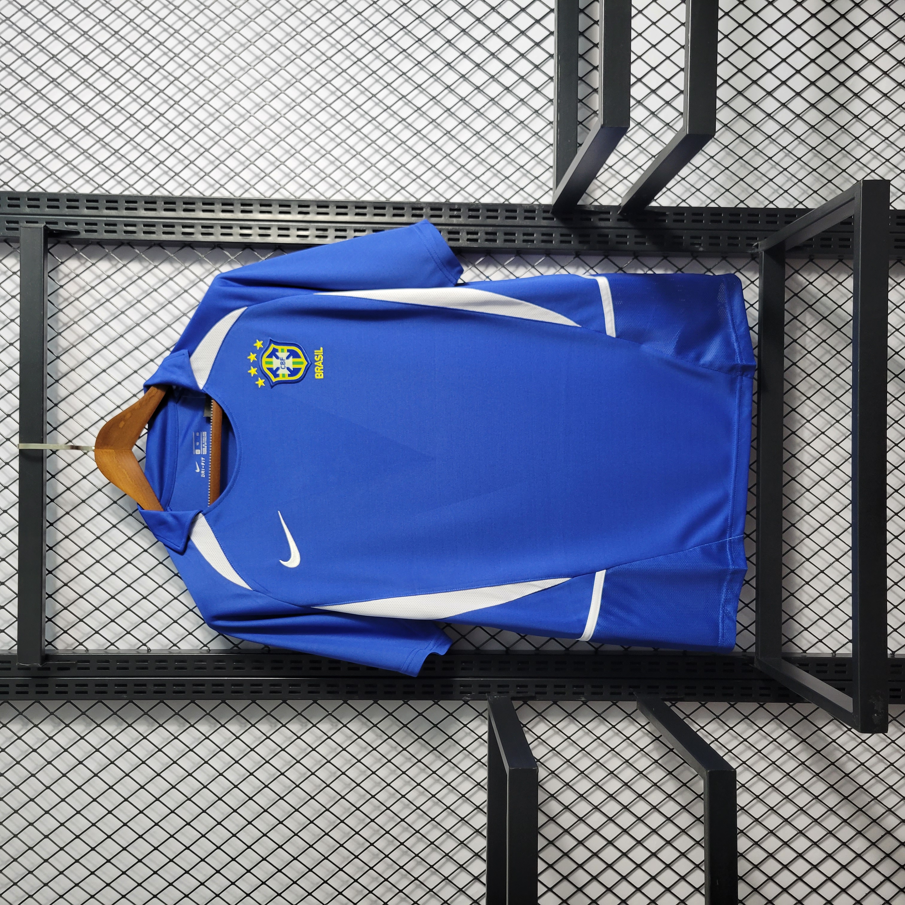 Retro Brazil 2002 Away Stadium Jersey - SOCCERDEALSHOP