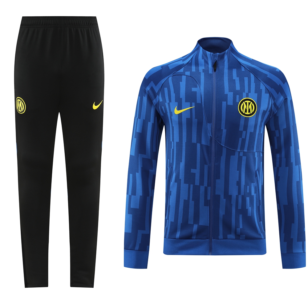 Inter Milan 23-24 Jacket Training Tracksuit - Blue - SOCCERDEALSHOP