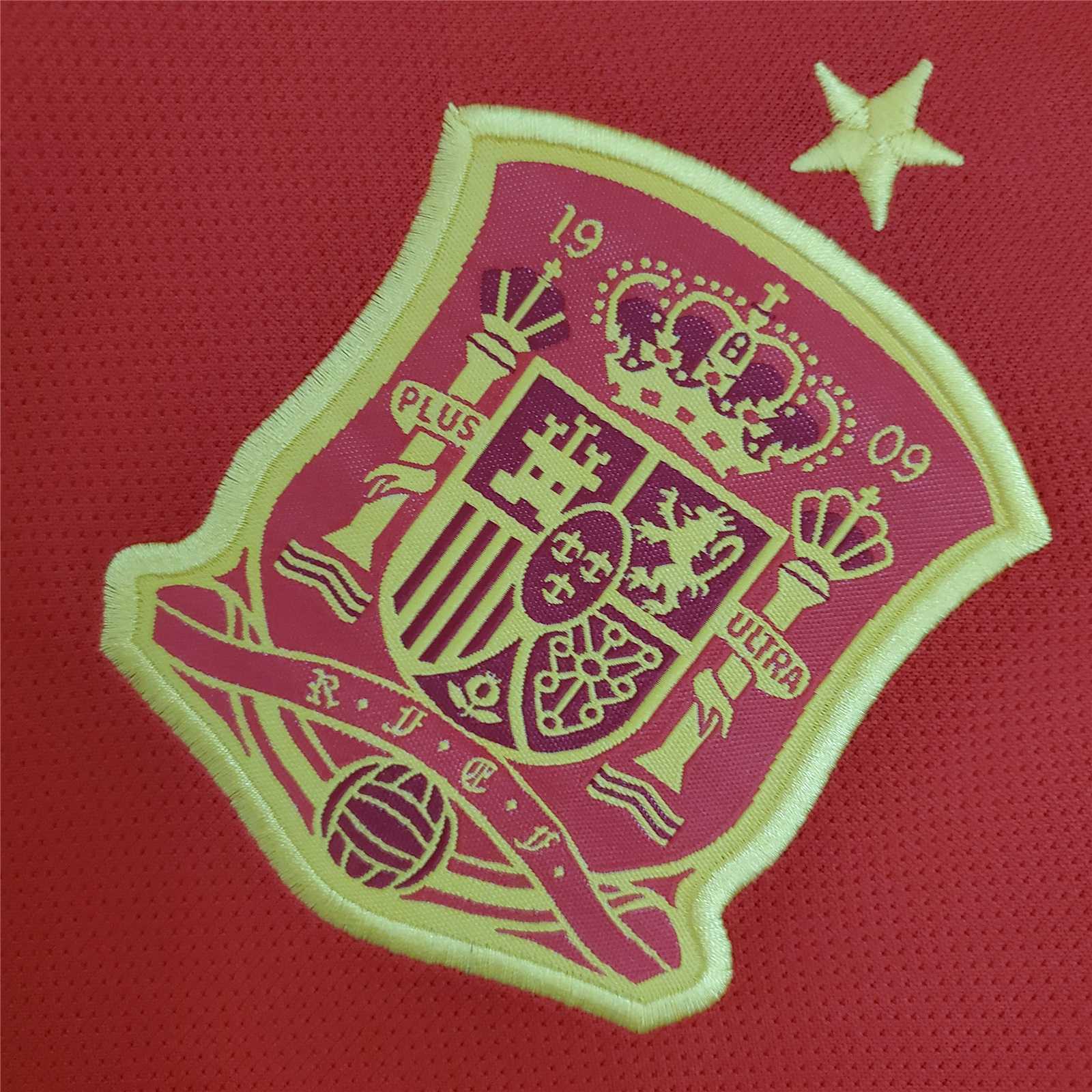Retro Spain 2018 Home Stadium Jersey - SOCCERDEALSHOP
