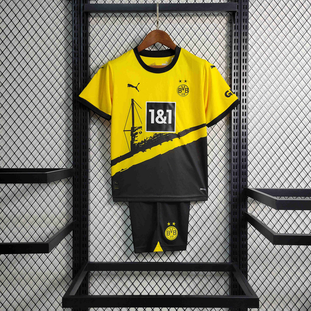 Dortmund 23-24 Home Kids kit - SOCCERDEALSHOP