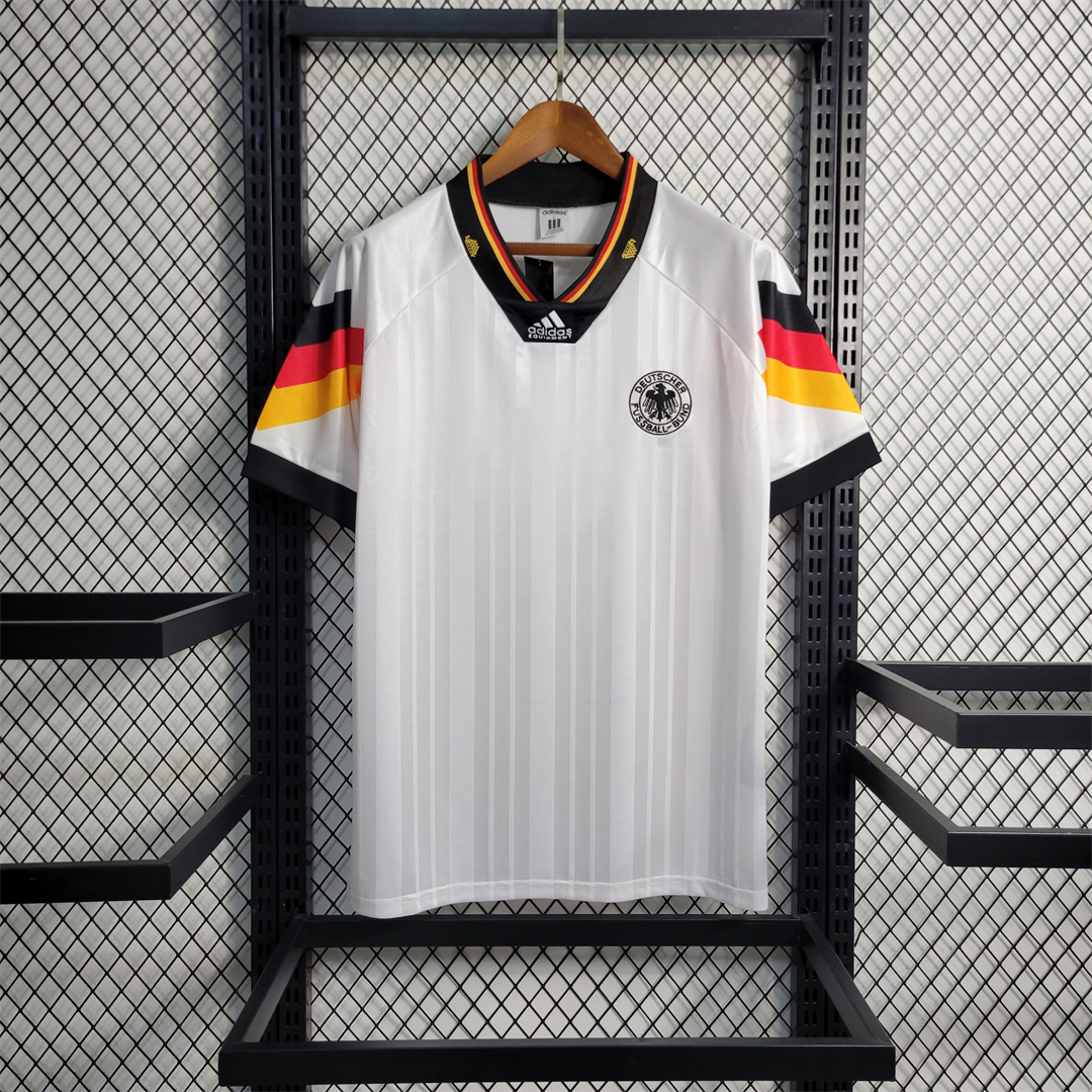 Retro Germany 1992 Home Stadium Jersey - SOCCERDEALSHOP