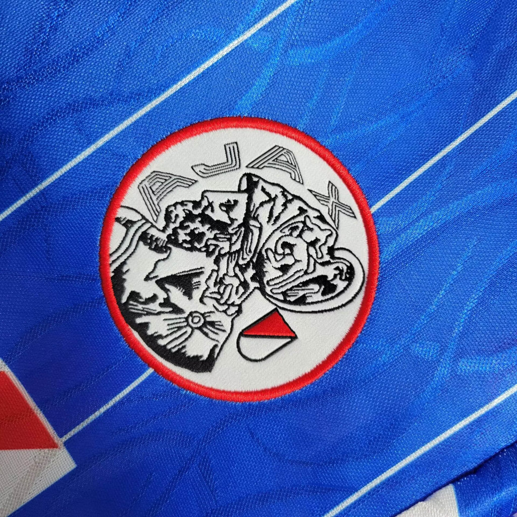 Retro Ajax 1990 Away Stadium Jersey - SOCCERDEALSHOP