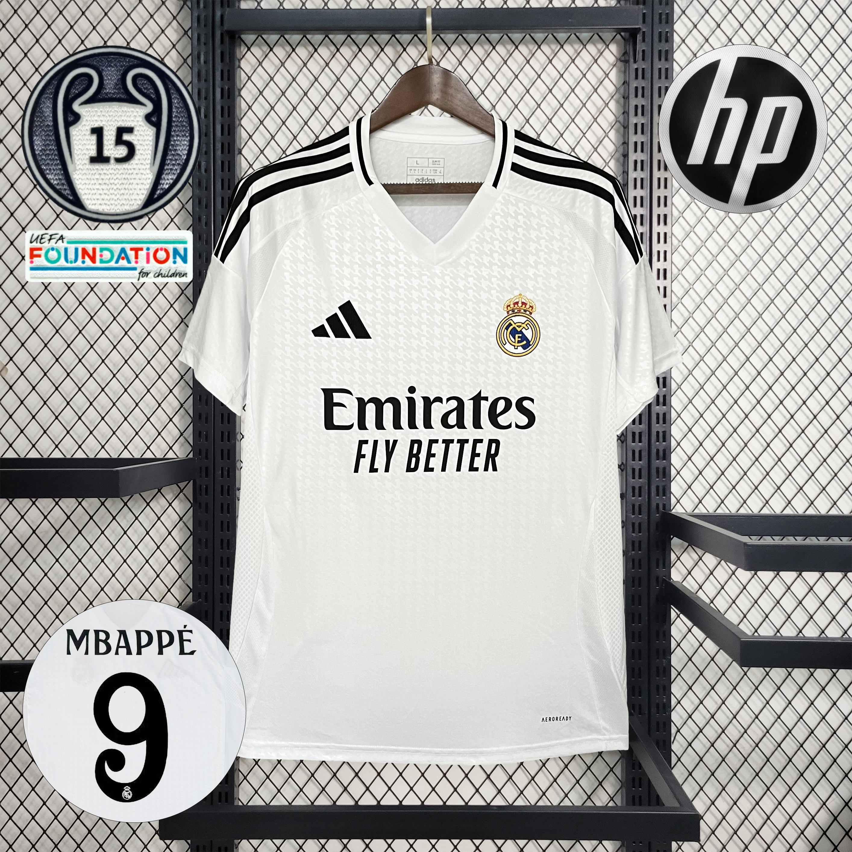 Real Madrid 24-25 Home Stadium Jersey - Fans Version - SOCCERDEALSHOP