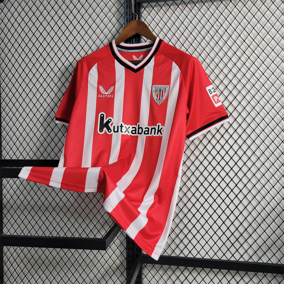 Athletic Bilbao 23-24 Home Stadium Jersey - Fans Version - SOCCERDEALSHOP