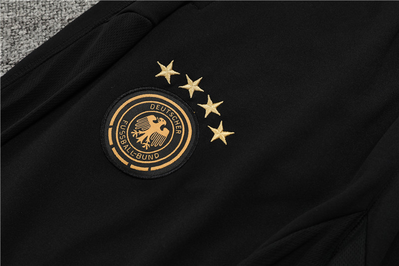 Germany 23-24 Long Sleeve Training Set -Black - SOCCERDEALSHOP