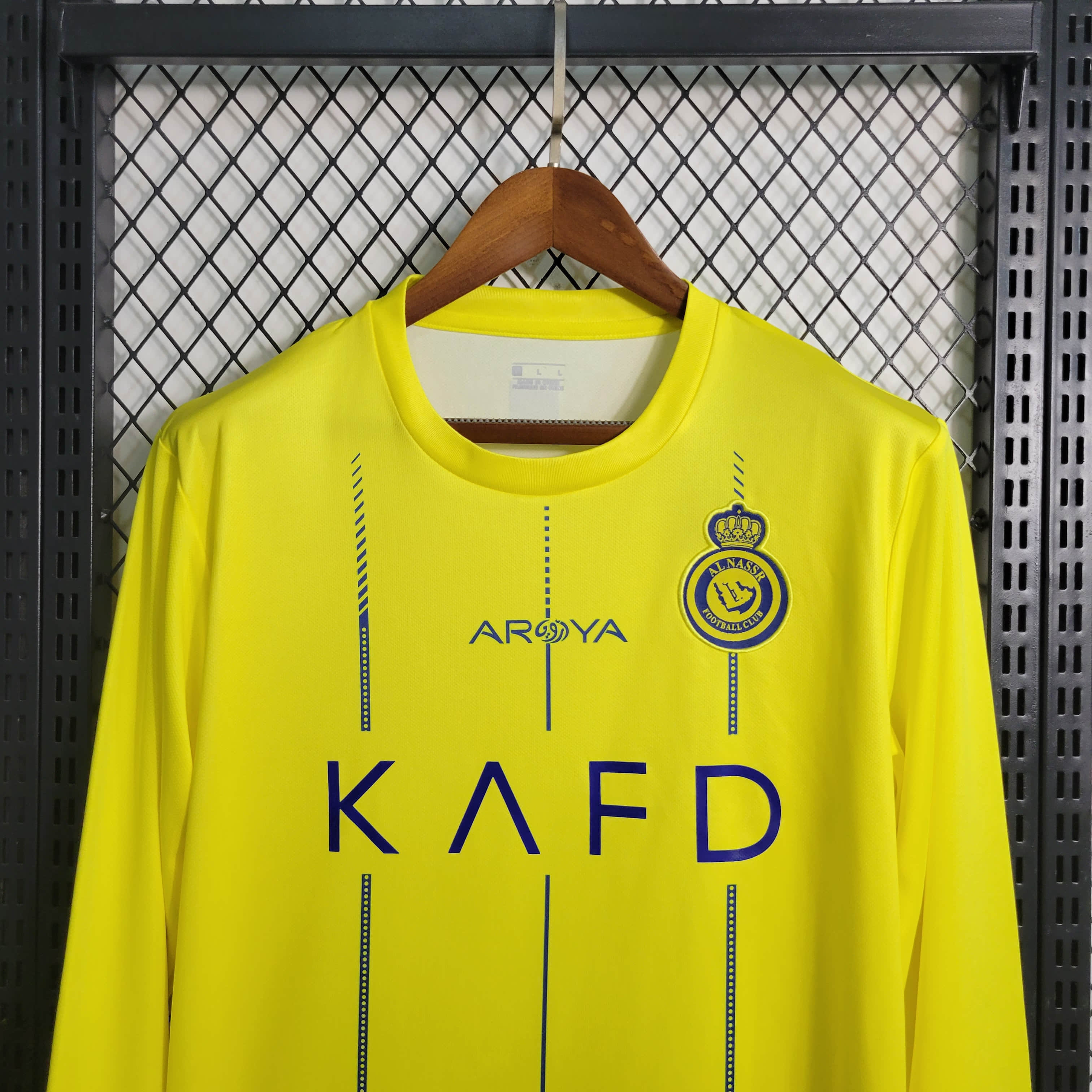 Al Nassr Riyadh Victory 23-24 Home Long Sleeve Jersey - Fans Version - SOCCERDEALSHOP