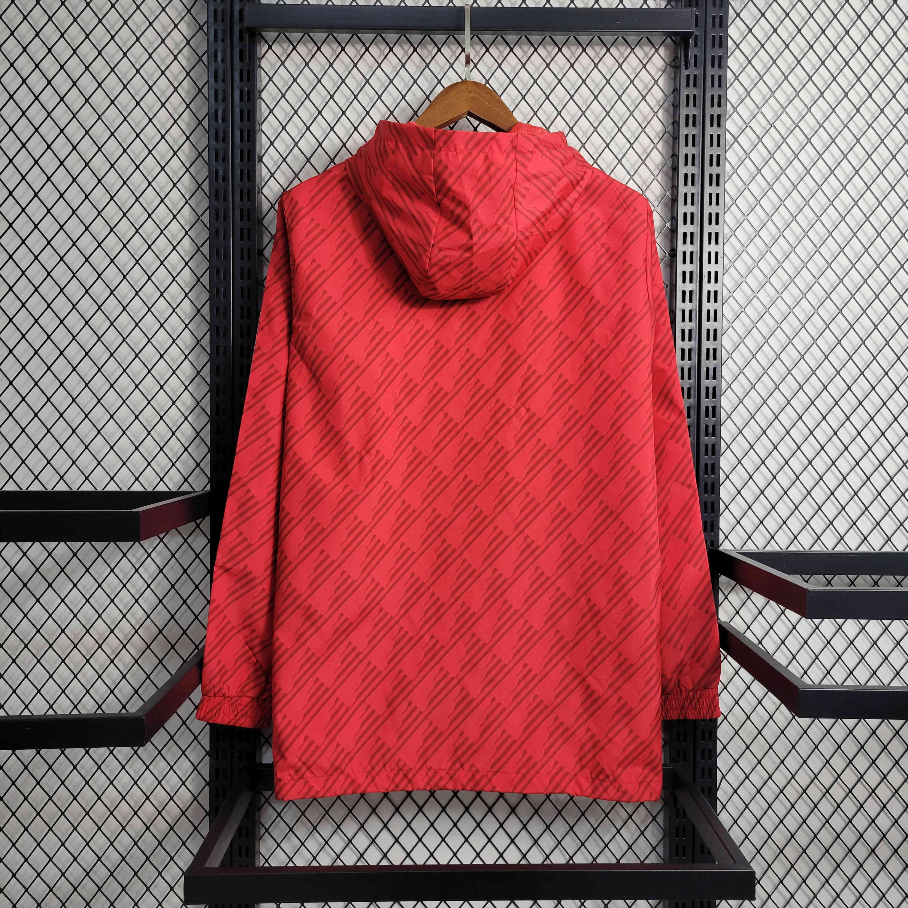 23-24 Manchester United Red Windbreaker - SOCCERDEALSHOP