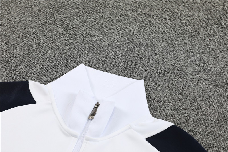 Real Madrid 23-24 Jacket Training Tracksuit - White - SOCCERDEALSHOP