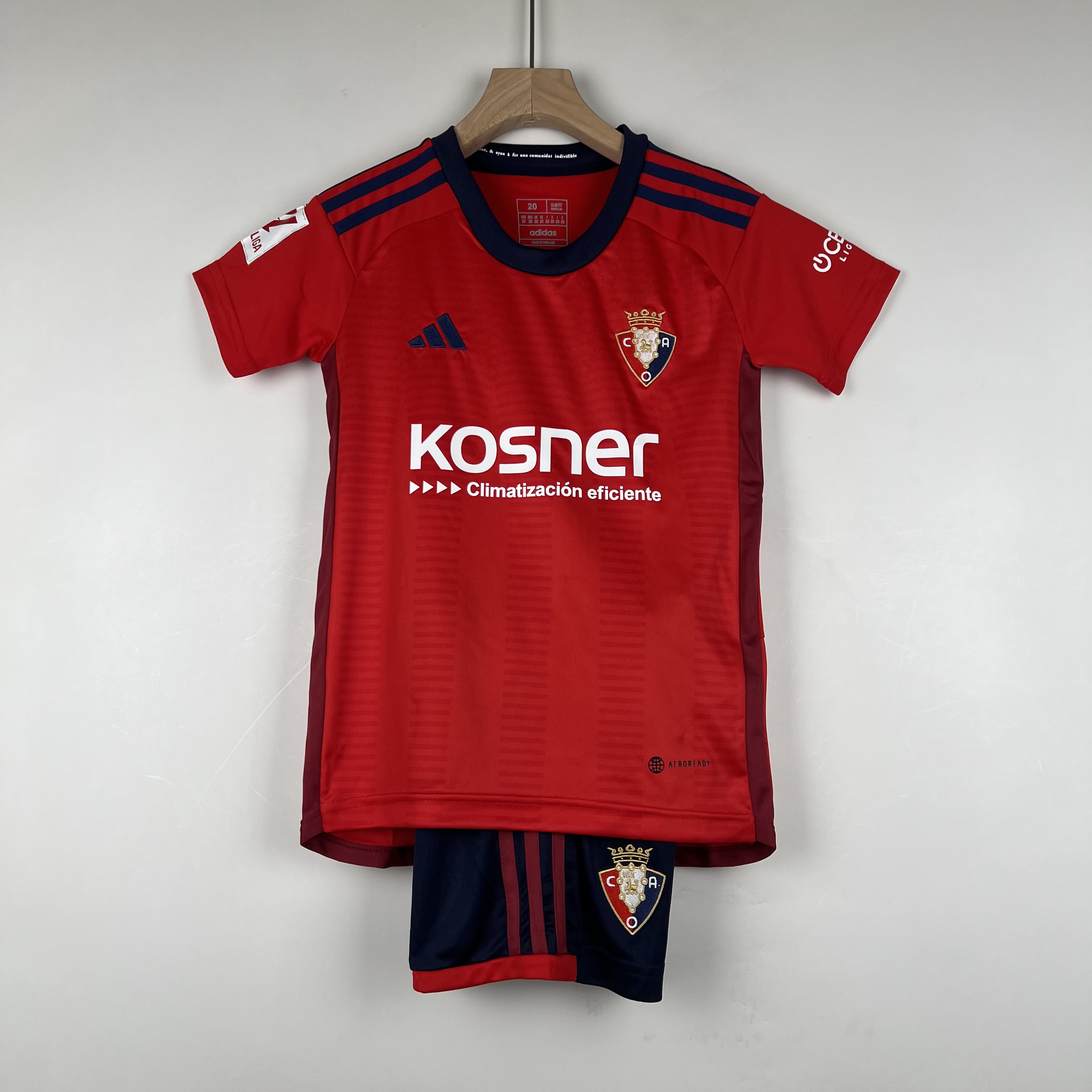 Osasuna 23-24 Home Stadium Kids Kit - SOCCERDEALSHOP