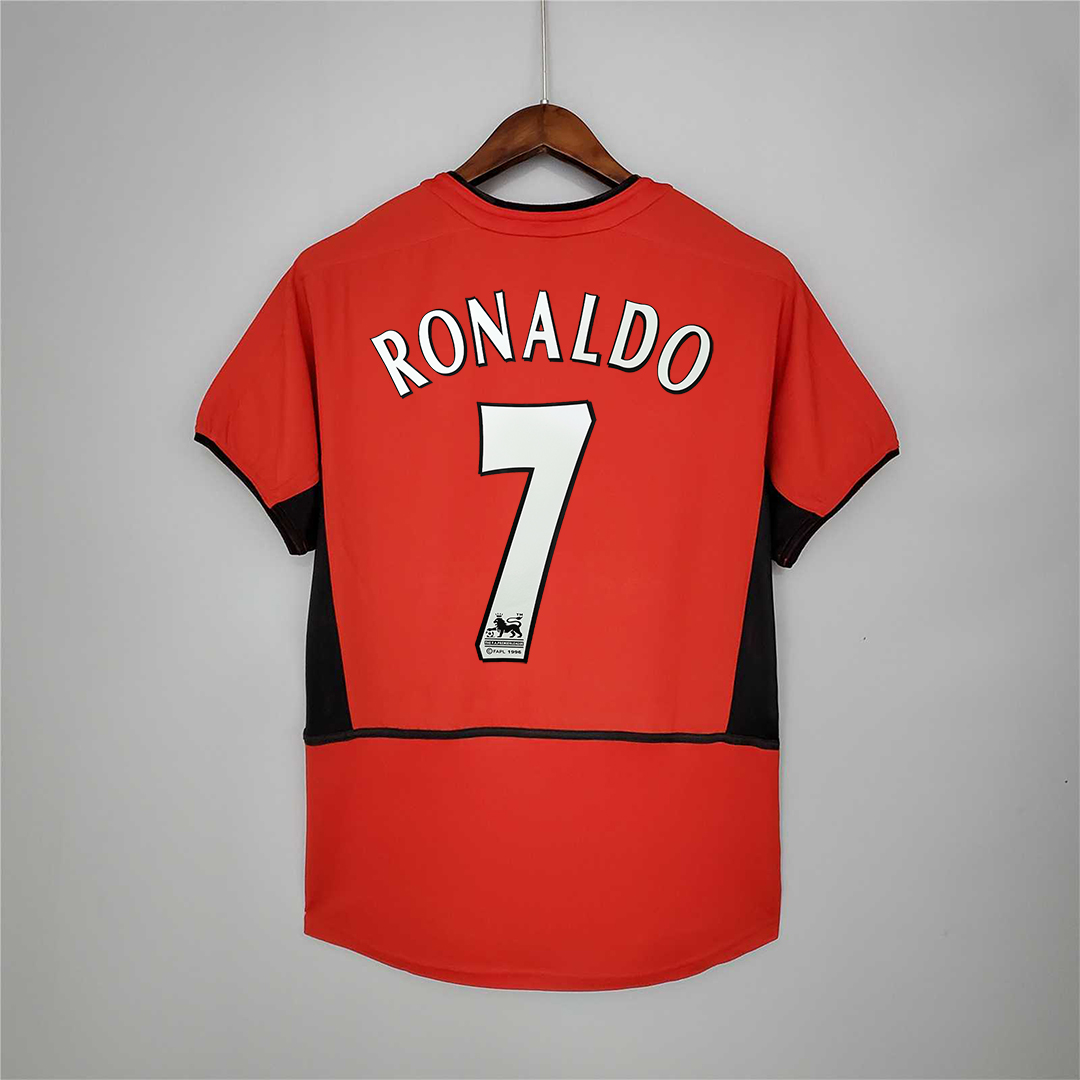 Manchester United Retro 02-04 Home Jersey - SOCCERDEALSHOP