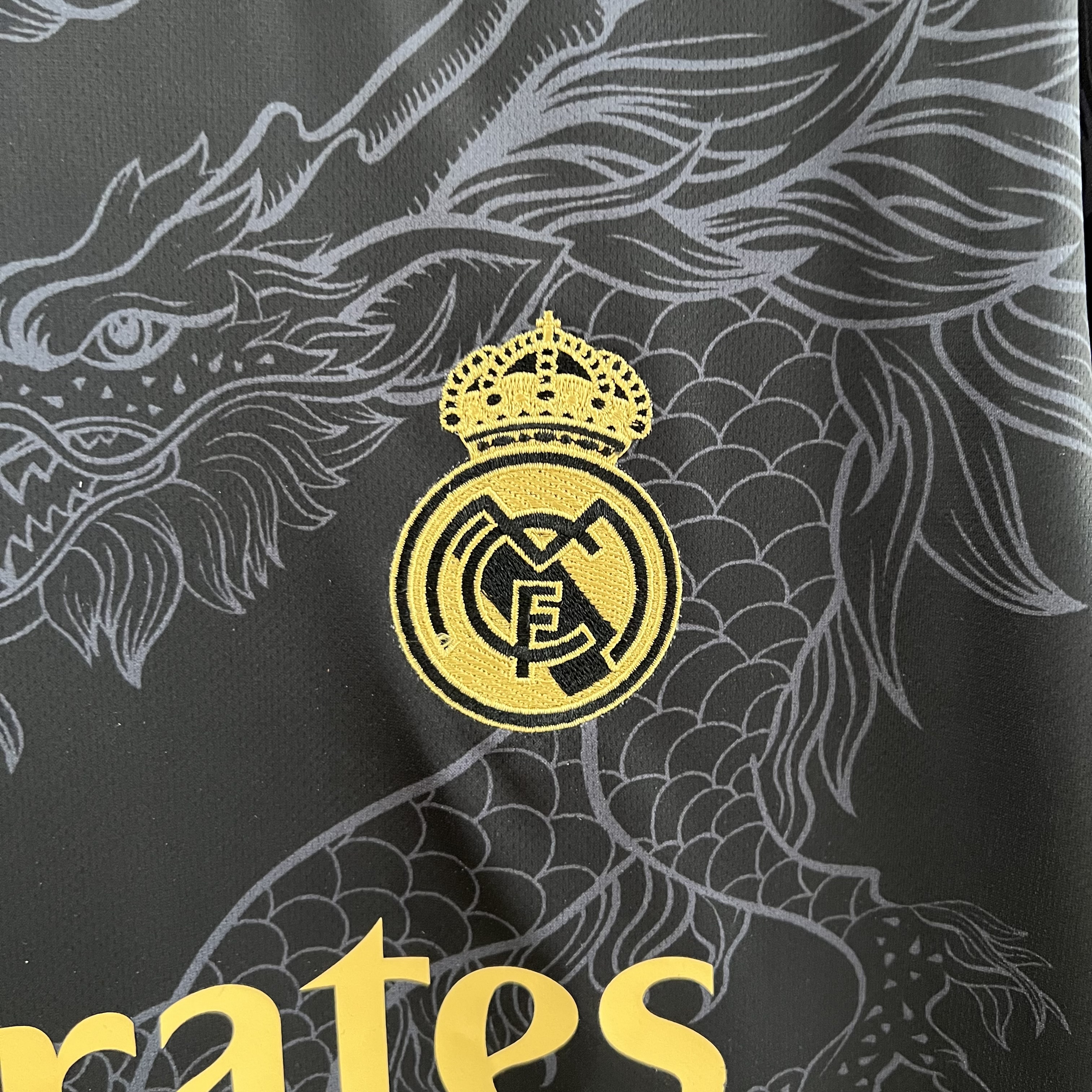 Real Madrid 23-24 Black Dragon Special Edition Jersey - Fans Version - SOCCERDEALSHOP
