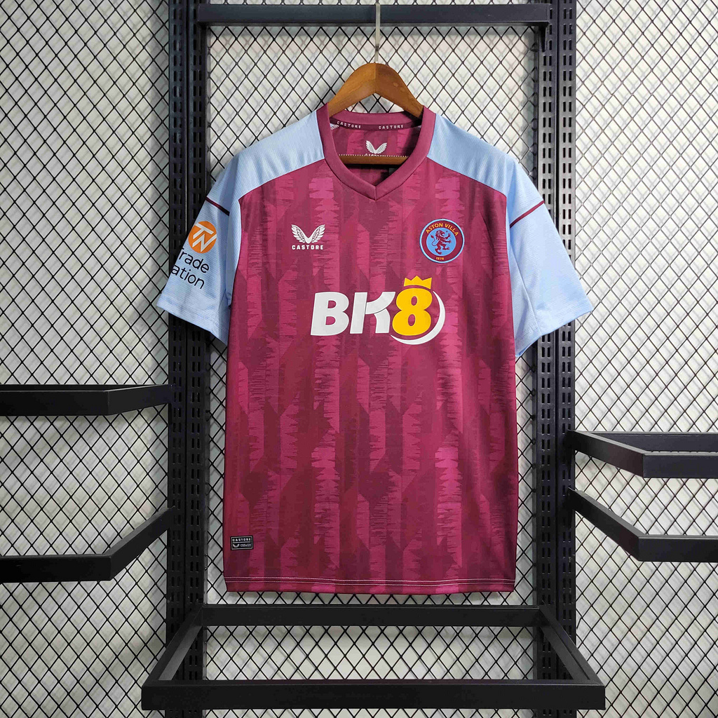 Aston Villa 23-24 Home Jersey - Fans Version - SOCCERDEALSHOP