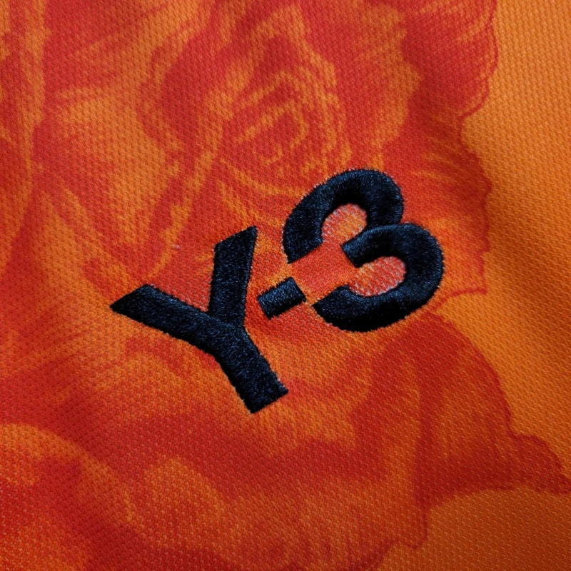 Real Madrid 23-24 Y-3 Orange Special Edition Jersey - Fans Version - SOCCERDEALSHOP