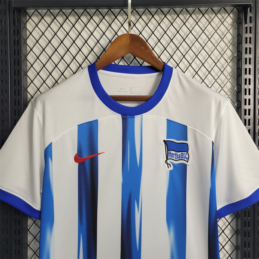 Hertha BSC 23-24 Home Stadium Jersey - Fans Version - SOCCERDEALSHOP