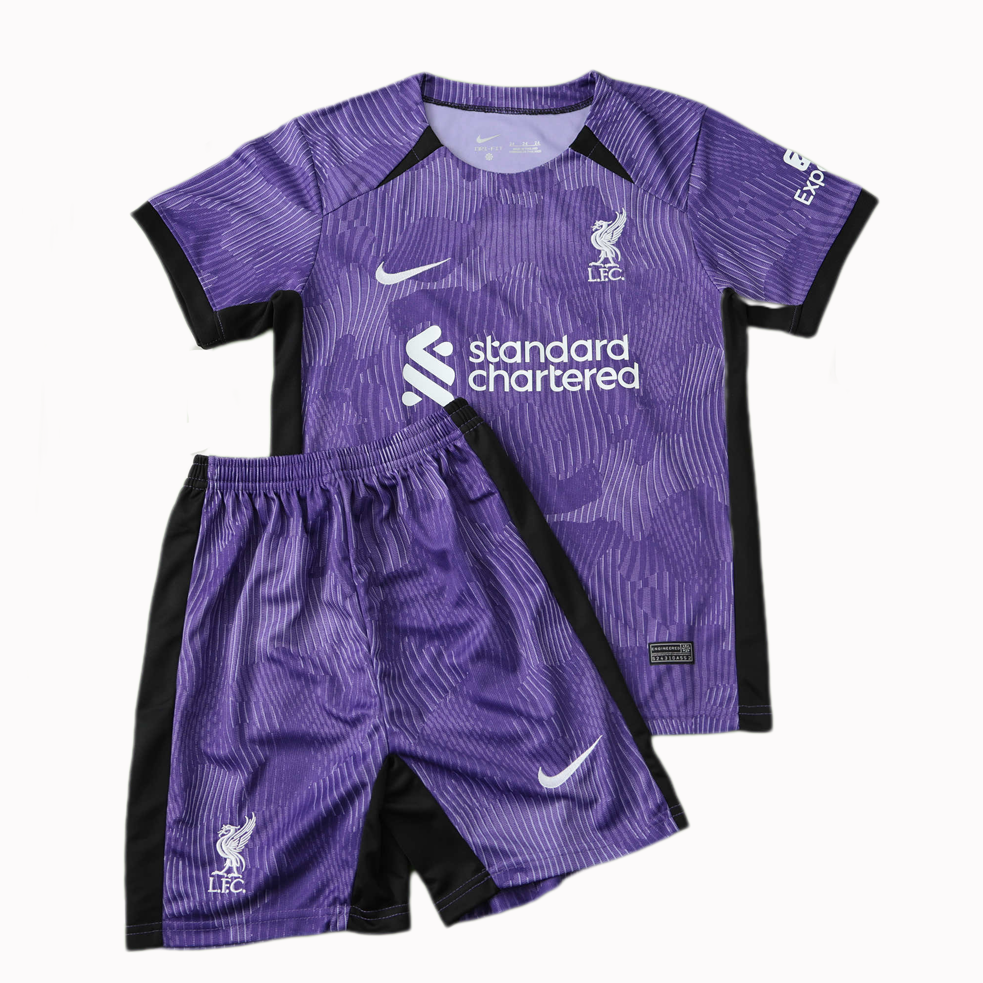 Liver.pool 23-24 Third Kids Kit - SOCCERDEALSHOP