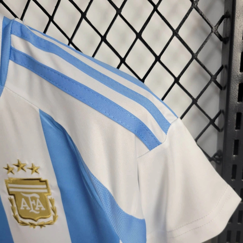 Argentina 2024 Home Stadium Kids Kit - SOCCERDEALSHOP